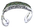 Sterling Silver Turquoise Jewelry Water Waves Cuff Bracelet RS75368
